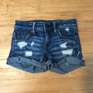american eagle shortie shorts